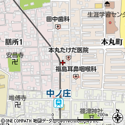 滋賀県大津市本丸町3-1周辺の地図