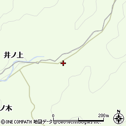 愛知県岡崎市滝町釜ケ入周辺の地図