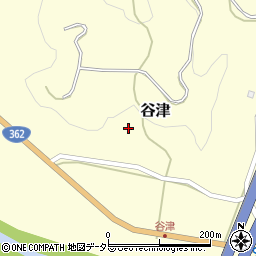 静岡県静岡市葵区谷津周辺の地図