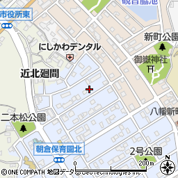 愛知県知多市朝倉町172周辺の地図