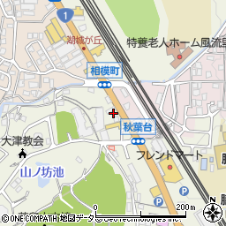 滋賀県大津市秋葉台5周辺の地図