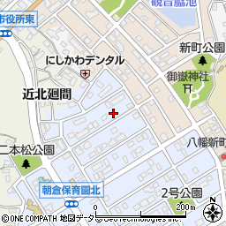 愛知県知多市朝倉町171周辺の地図