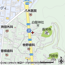静岡県静岡市葵区籠上26周辺の地図