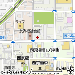 京都友禅文化会館周辺の地図