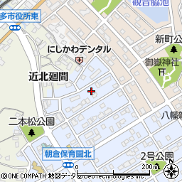 愛知県知多市朝倉町156周辺の地図