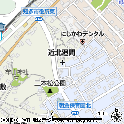 愛知県知多市朝倉町117周辺の地図