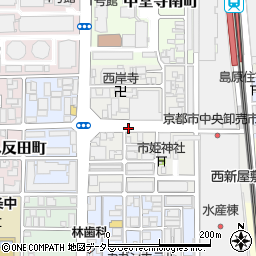 京都府京都市下京区朱雀分木町周辺の地図