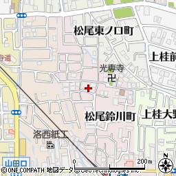 京都府京都市西京区松尾鈴川町30周辺の地図