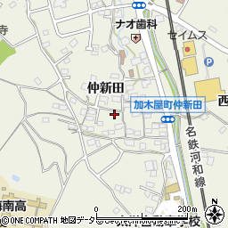 愛知県東海市加木屋町仲新田37周辺の地図