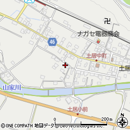 岡山県美作市土居440周辺の地図