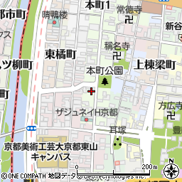 京都府京都市東山区本町4丁目117周辺の地図