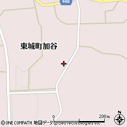 広島県庄原市東城町加谷256周辺の地図