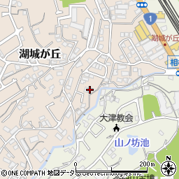 滋賀県大津市湖城が丘10周辺の地図