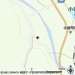 広島県庄原市東城町小奴可1895周辺の地図