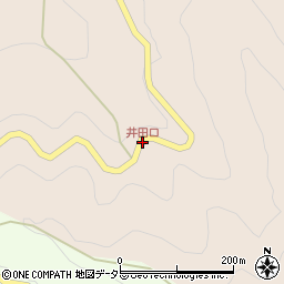 井田口周辺の地図