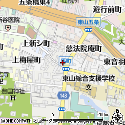 京都府京都市東山区鐘鋳町415周辺の地図