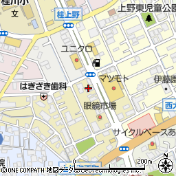 スクールＩＥ上桂校周辺の地図