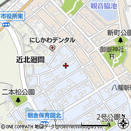 愛知県知多市朝倉町160周辺の地図