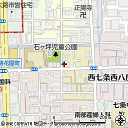 京都府京都市下京区西七条東石ケ坪町31周辺の地図