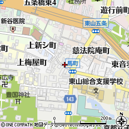 京都府京都市東山区鐘鋳町411-1周辺の地図
