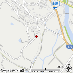 岡山県美作市土居2275周辺の地図