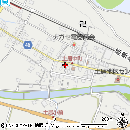 岡山県美作市土居287周辺の地図