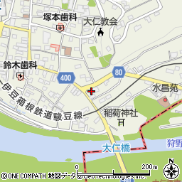 大仁温泉　富士屋旅館周辺の地図