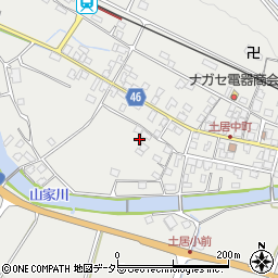 岡山県美作市土居434周辺の地図
