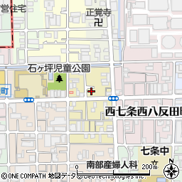京都府京都市下京区西七条東石ケ坪町17周辺の地図