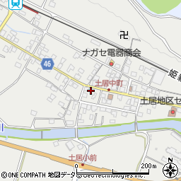 岡山県美作市土居296周辺の地図