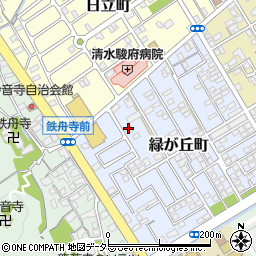清水34駐車場周辺の地図