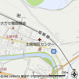 岡山県美作市土居3177周辺の地図