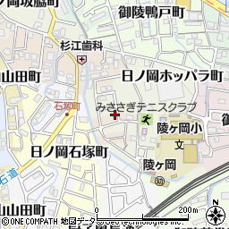 京都府京都市山科区日ノ岡ホッパラ町51-4周辺の地図