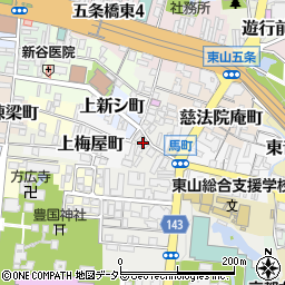 京都府京都市東山区鐘鋳町周辺の地図