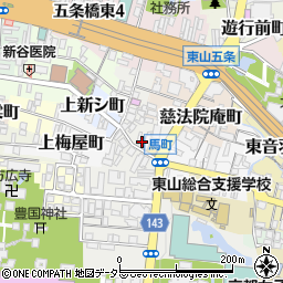 京都府京都市東山区鐘鋳町409周辺の地図