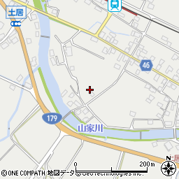岡山県美作市土居394周辺の地図