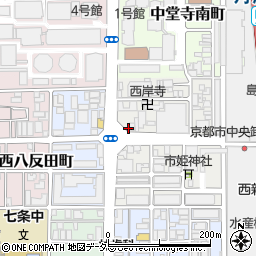 京都府京都市下京区朱雀分木町50周辺の地図