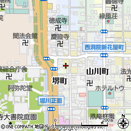 京都府京都市下京区西若松町248周辺の地図