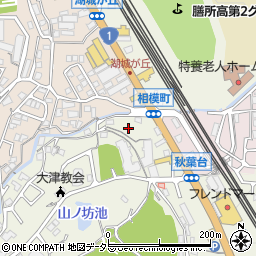 滋賀県大津市秋葉台1周辺の地図