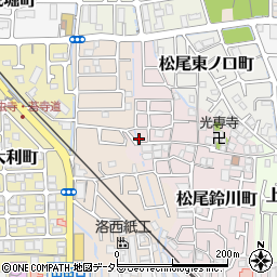 京都府京都市西京区松尾鈴川町15周辺の地図