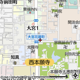 京都府京都市下京区堀之上町541周辺の地図