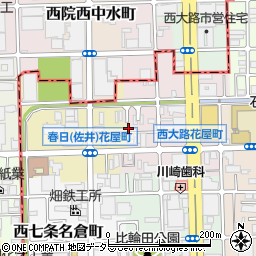 京都府京都市下京区西七条掛越町周辺の地図