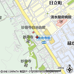 静岡県静岡市清水区村松2048周辺の地図