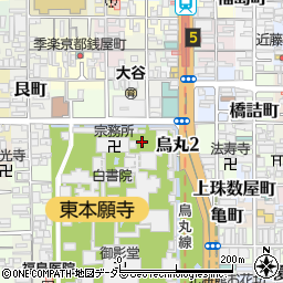 京都府京都市下京区下柳町周辺の地図