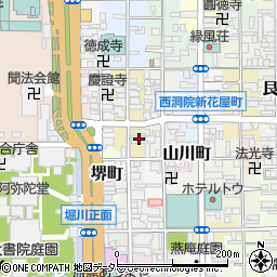 京都府京都市下京区西若松町249周辺の地図