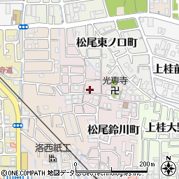 京都府京都市西京区松尾鈴川町16周辺の地図