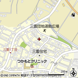 〒512-0912 三重県四日市市三重の地図
