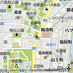 京都府京都市下京区大工町491周辺の地図