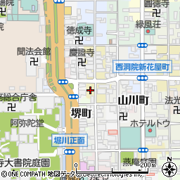 京都府京都市下京区西若松町251周辺の地図
