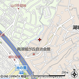 滋賀県大津市湖城が丘27-13周辺の地図